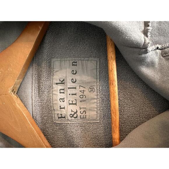 Frank & Eileen Mini Belfast Crop Knit Peacoat In Elephant Women’s size Medium - Picture 7 of 15